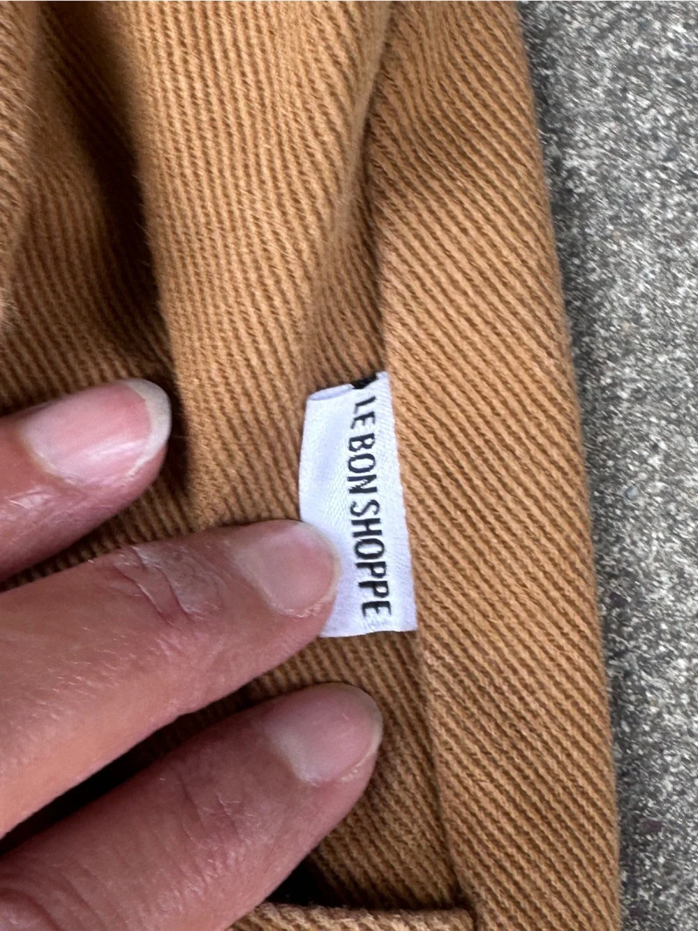 Le Bon Shoppe ARC PANTS - TAUPE -XL - Picture 2 of 5